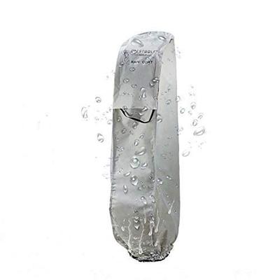 Crestgolf Golf Bag Cover Rain Cover Effective Waterproof Dustproof Bag Extends Lifespan Grey Coordination