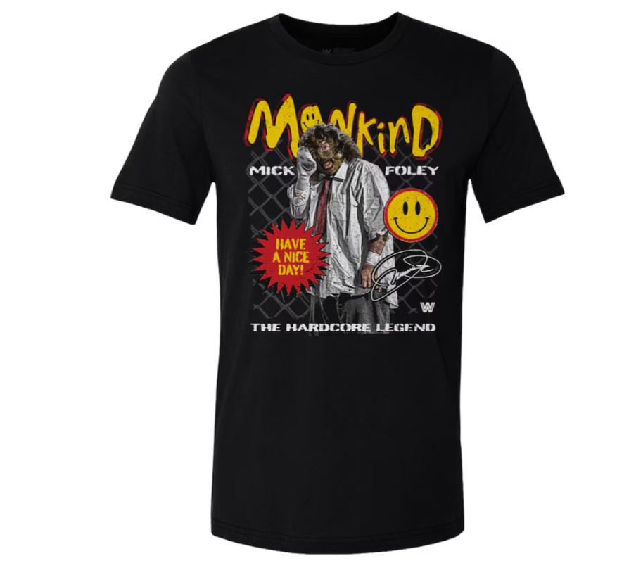 Black Mick Foley Mankind Have A Nice Day T-Shirt Unisex T-Shirt XXXXL