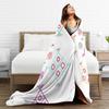 Kabylisch-Amazigh Motiv Geometrie Berberdecke Weiche Warme Flanell Überwurfdecke Bettwäsche für Bett Wohnzimmer Picknick Reise Zuhause Sofa