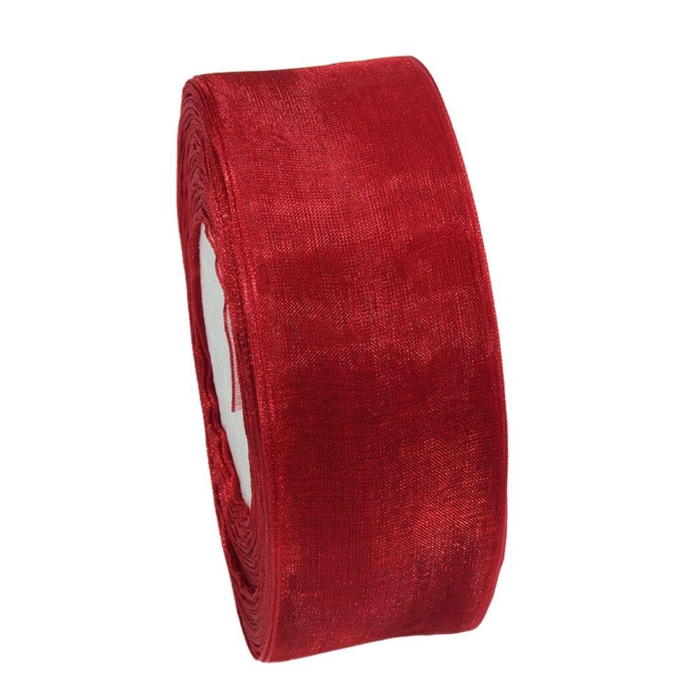 45M*2cm Yarn Organza Lace Ribbons Glitter DIY Crafts Universal Gift Wrapping  Halloween