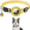 Apple AirTag Protective Pet Collar with Anti-Loss Tracker and Reflective Bell for Cats