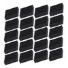 20pcs Heat Sinks Mini Black Aluminum Electronic Component Heatsinks for PC Chips IC Power Supplies
