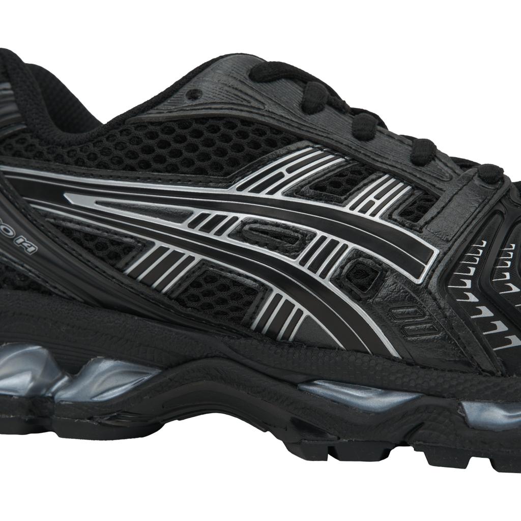 Asics Gel Kayano 14 Black Pure Silver Unisex Sneakers 1201A019-006