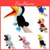 New Cross-border Bird Animal Hand Puppet Large Beak Parrot Toy For Soothing Kids Wholesale Eagle Doll