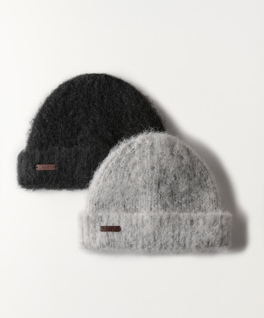 Tuddment Hairy Knit Beanie Black