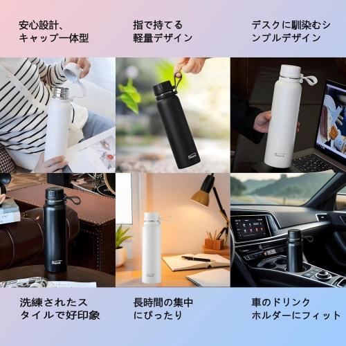 Rust-Resistant, High-Quality Stainless Steel: MYEEDA 1-Liter Stainless Steel Thermos Water Bottle, 1000ml, Easy to Clean, Stylish, Lightweight, Large