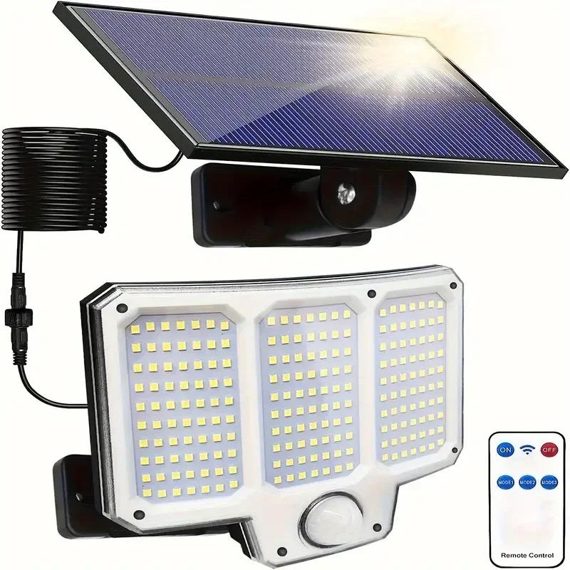 

Частная модель, новый настенный светильник на солнечных батареях, сплит-тип, датчик человеческого тела, светодиодный водонепроницаемый светильник для двора, гаражный светильник 1PC