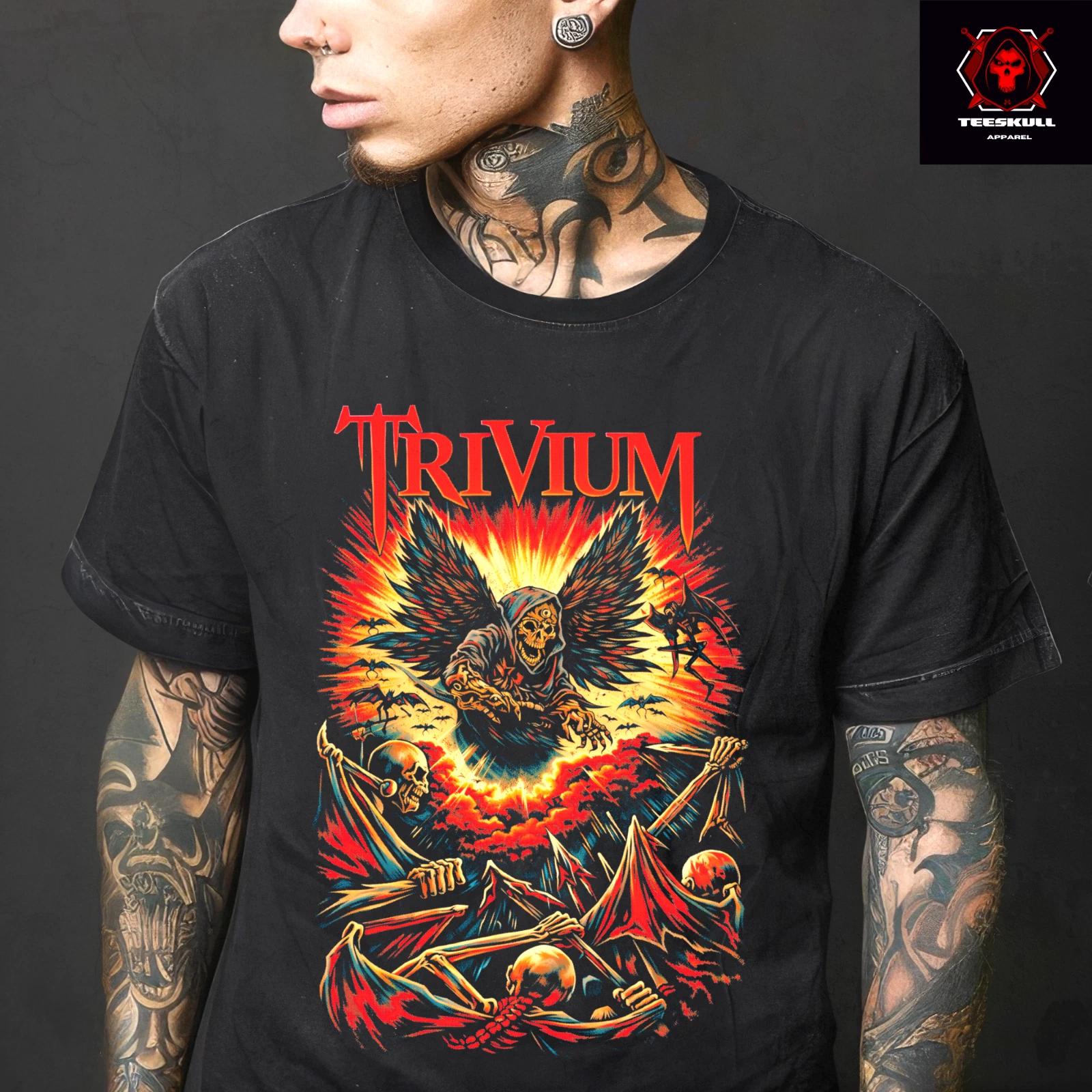 Trivium Heavy Metal Rock Band Premium Cotton Unisex T-Shirt 2XL
