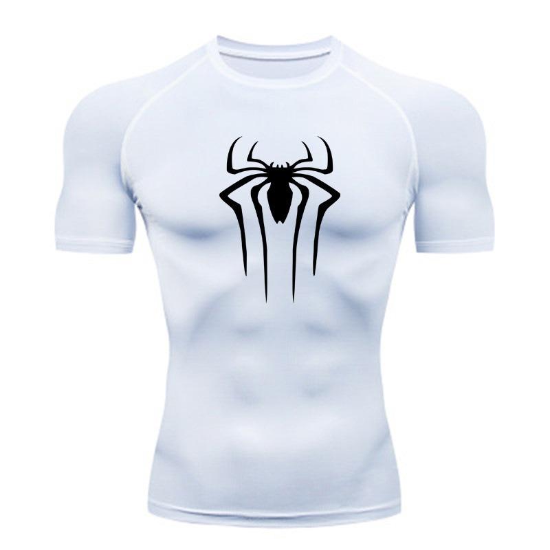 Compression Shirt Men Fitness Gym Super Hero Sport Running T-Shirt Rashgard Tops Tee Quick Dry Short Sleeve T-Shirt For Men