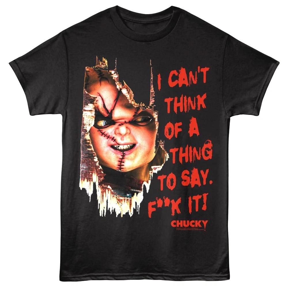 

Chucky Say Less Men s T Shirt L