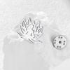 Lucktune Lotus Meditation Brooch Stainless Steel Metal Pins For Men Women's Shirt Badges Yoga Supernatural Power Amulet Jewelry