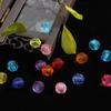 30–200 Stück facettierte Acrylperlen, bunt, transparent, lose Abstandsperlen für die Schmuckherstellung, DIY-Zubehör