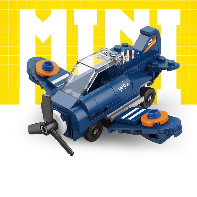 Spring Powered Compact Size High-Standard Building-Set First-Class Assembly-Bricks Premium-Quality Combat Premium-Quality Aircraft Armored