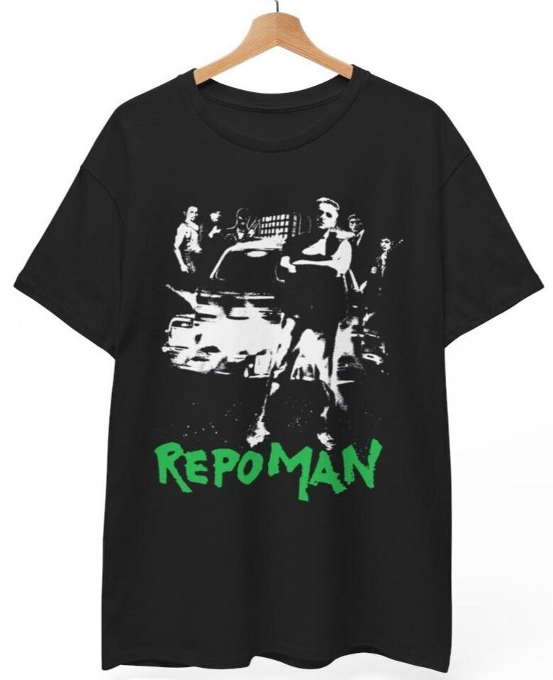 

Repo Man 1984 Cult Punk Movie T-Shirt, 80s Punk Movie shirt, Suburbia,Unisex tee 4XL