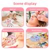 Portable Silicone Cosmetic Palette with Smooth Surfaces for Quick Cleanup and Travel Friendly Makeup Adjustments
