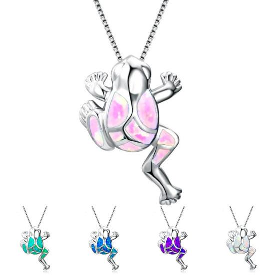 Women Necklace Frog Faux Gem Jewelry Lightweight All Match Long Lasting