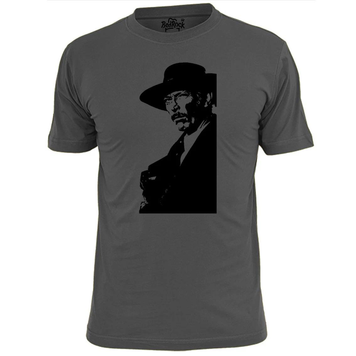

Mens Lee Van Cleef Stencil T shirt Westerns Eastwood 3XL