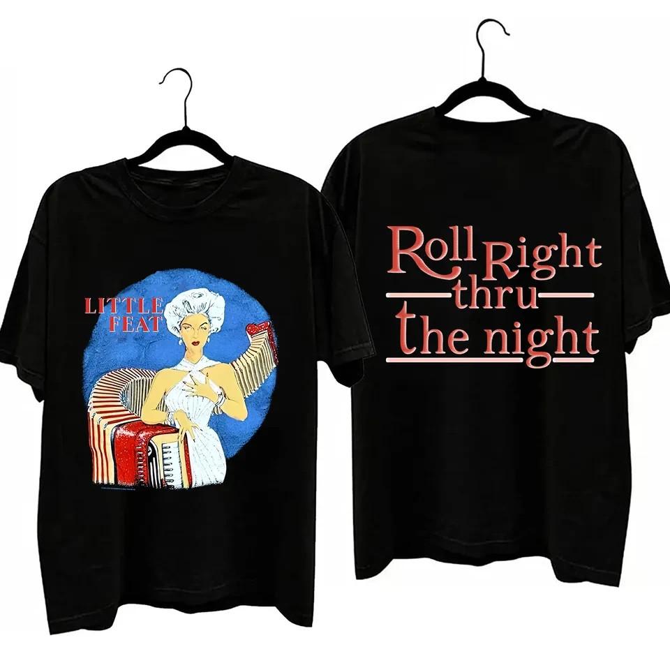 1988 Little Feat Roll Right Thru The Night T-Shirt, Vtg 80s Little Feat XXXXL