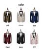 Men's Multi-color Slim Fit Jacquard Tuxedo Jacket for Stage, Wedding, and Banquet