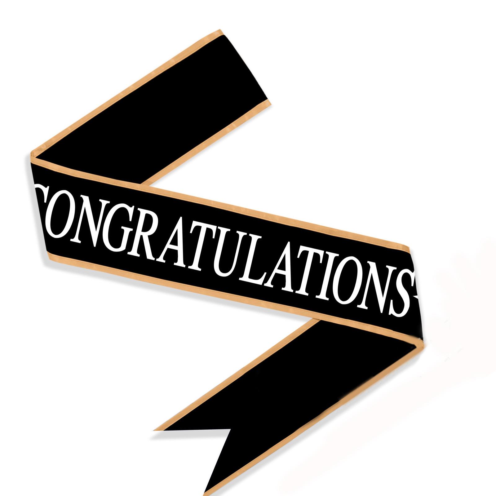 Выпускная лента для лучшего выпускника, реквизит для фото на выпускной церемонии, выпуск 2025 года, лента «Поздравляю выпускника», красочная длинная лента