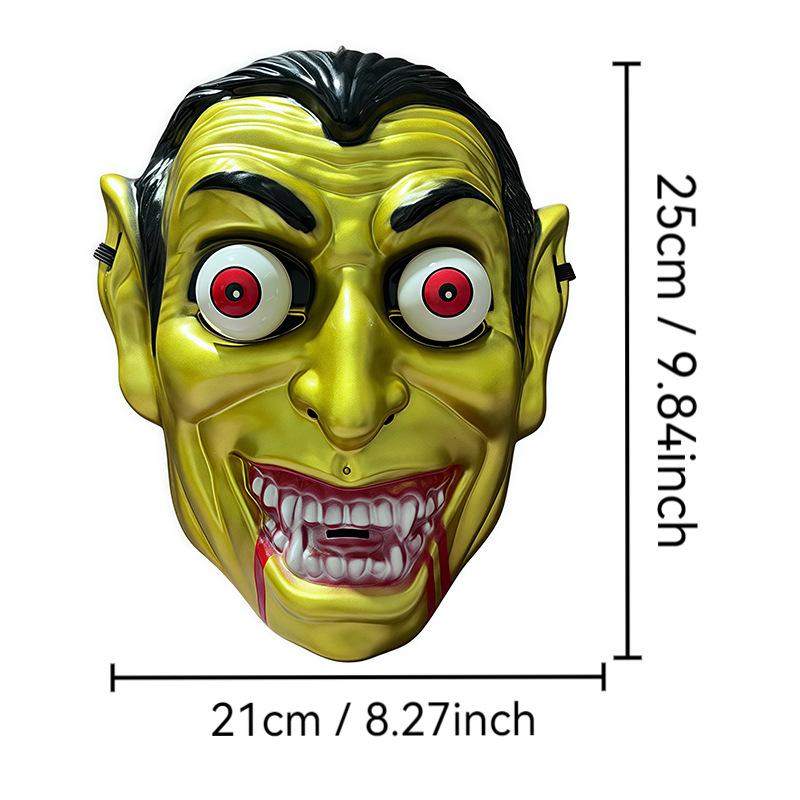 Horror Mask Role Play Comfortable And Breathable Halloween Dress Up Cosplay Props Grimace Mask Horror Props