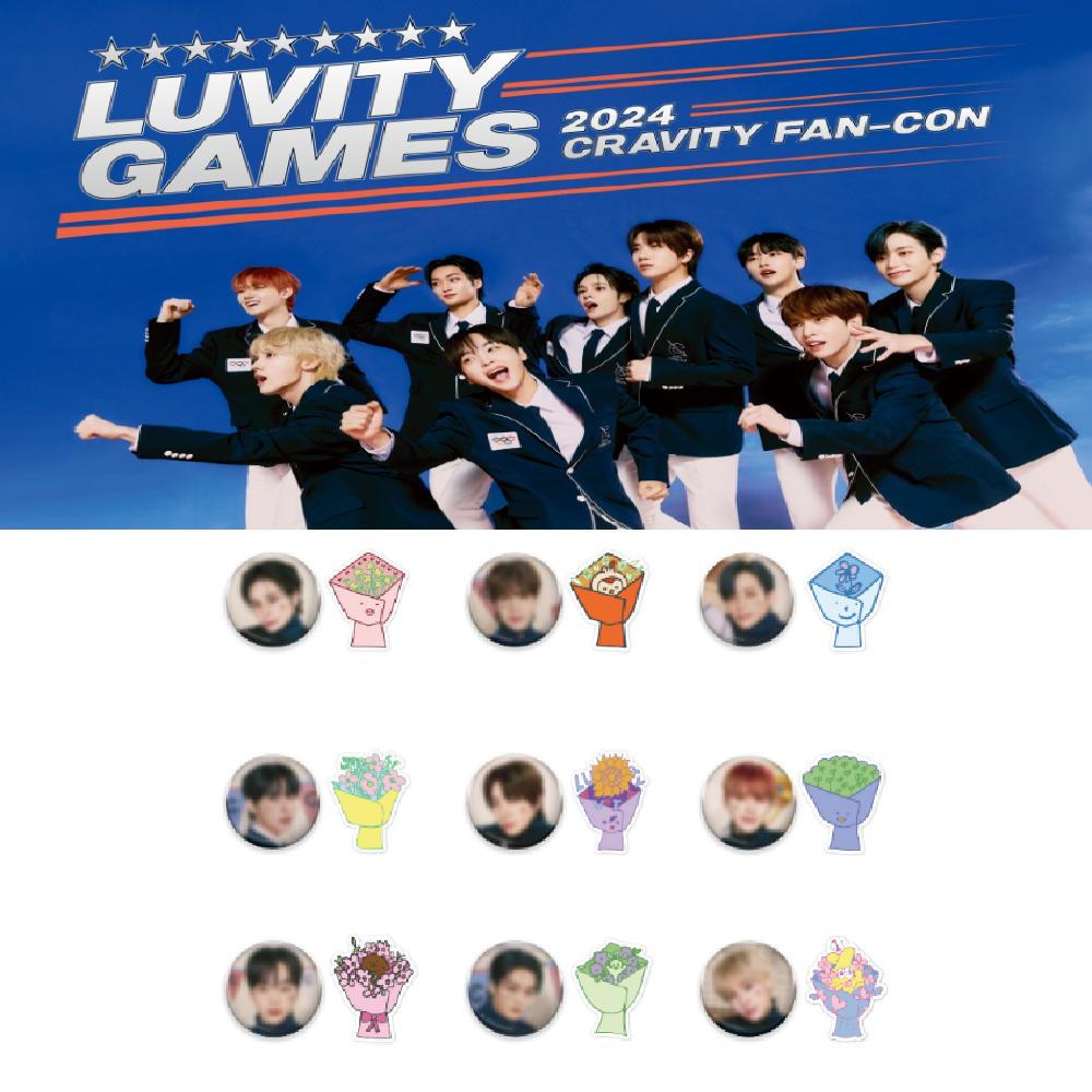

Предзаказ 2024 CRAVITY FAN-CON LUVITY GAMES Wappen + набор значков с кнопками
