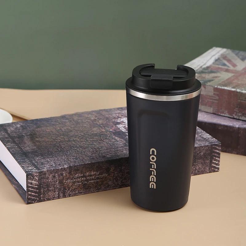 Thermal Insulation Mug Stainless Steel Coffee Cup Thermal Insulation Mug Outdoor Portable Car Beverage Cup 350ml-500ml