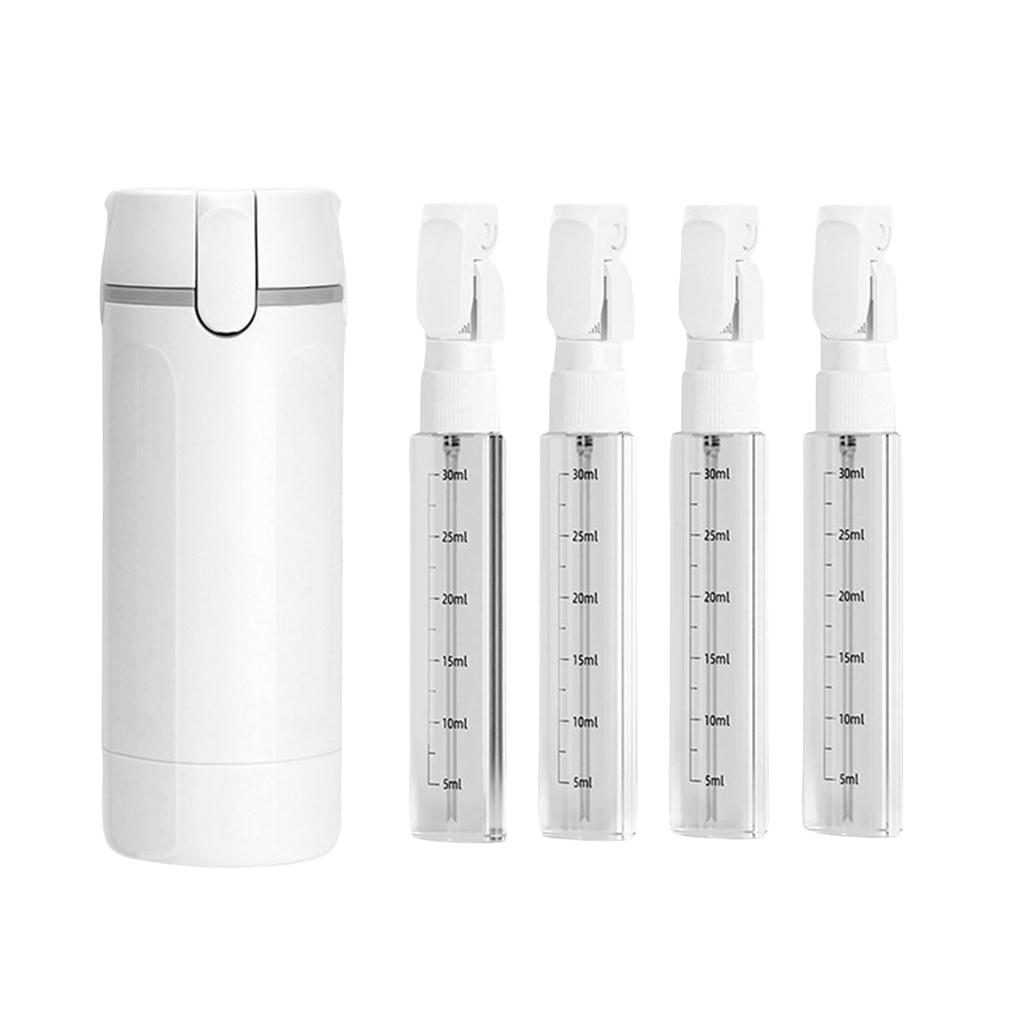 4-in-1 Travel Toiletries Bottle - Refillable, Leak-proof, Portable Container Suitable For Shampoo, Lotion, Conditioner, And Face Cream.