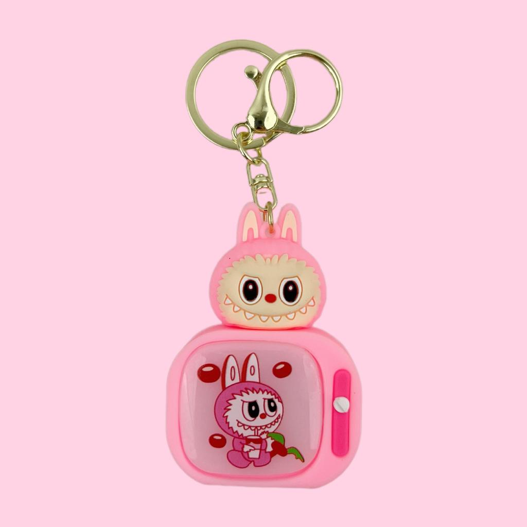 Luminous TV, Keychain, Schoolbag, Pendant, Children's Toys, Gifts, Doll Machine