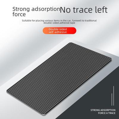 Hochtemperaturbeständige Anti-Rutsch-Auto-Matte für Mobiltelefon und Ornamente – Waschbare Mittelkonsolen-Matte