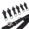 6Pcs Black Universal Instant Fix Repair Kit Replacement Zip Slider Teeth Design Arts, Crafts and Sewing