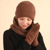 Ailan Huijia CH Fleece-Lined Winter Hat, Neck Warmer & Touchscreen Gloves Set