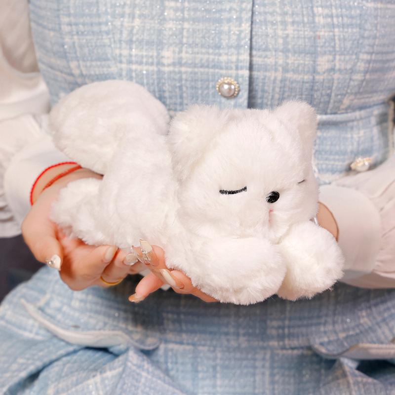Creative Stuffed Animals Raccoon Fox Husky Cat Monkey Papa Circle Toy Wrapped Around Arm Doll Toys For Kids Birthday Gift