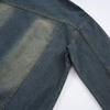 Retro Denim gewaschene Reversjacke: Vielseitig, Modisch, Lässig Hong Kong Stil.