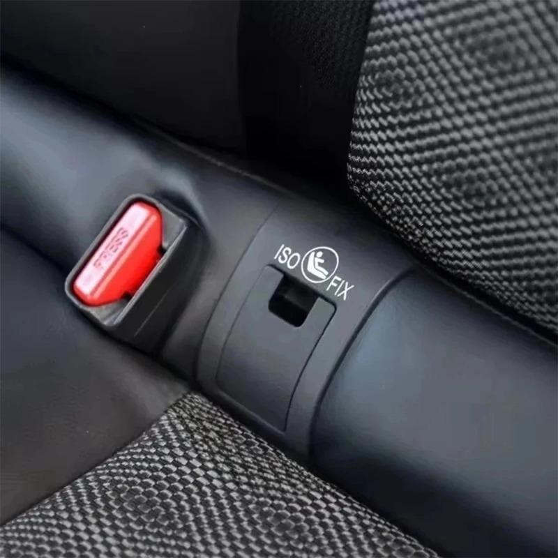 1Pcs 88639-DF30A Car Rear Child Safety Seat Cover Seat Buckle ISOFIX Cover for Nissan Qashqai J11 2013- 88639DF30A