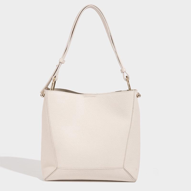 Large Capacity Bucket Bag for Women 2025 New High-end Single Shoulder Crossbody Bag Large Casual Simple French Style Women's Bag