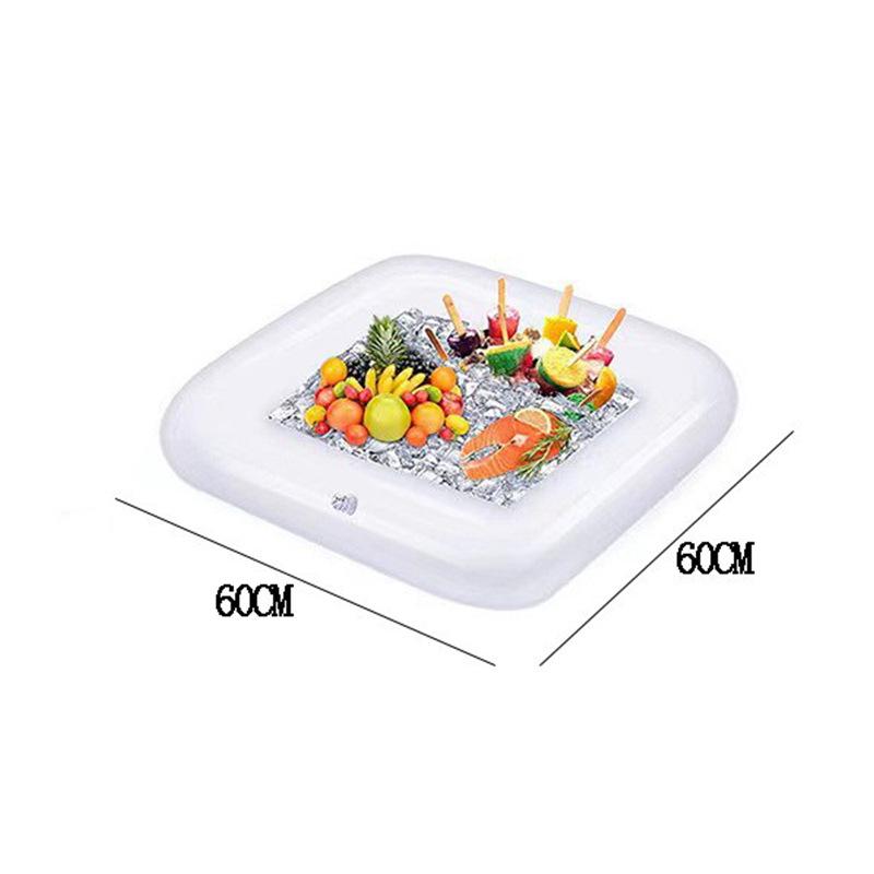 

Outdoor Inflatable Fruit Drink Tray - Creative Party Ice Bar Platter Inflated