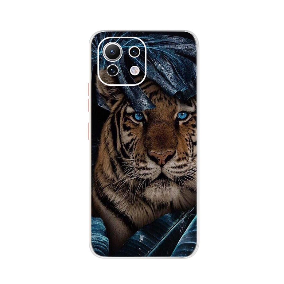 For Xiaomi Mi 11 Lite Case Cute Cartoon Cover For Xiaomi Mi 11 Lite 5G Phone Cases Mi11 Lite 11Lite Soft TPU Fundas Capa 6.55''