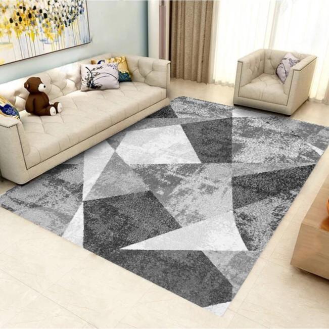 Modern Geometric Carpet Living Room Floor Mat Sofa Coffee Table Mat Bedroom Bedside Carpet