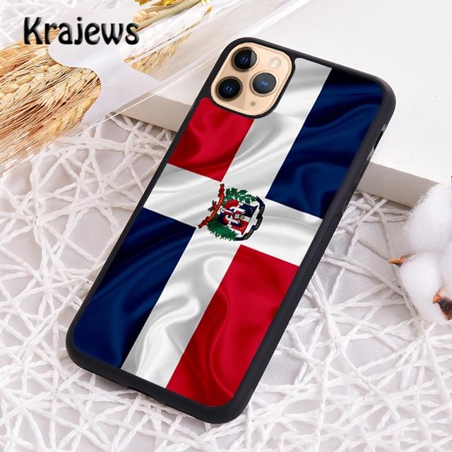 Krajews Dominican Republic Coat Of Arms Phone Case Cover For iPhone 17 Air 16 15 14 plus 11 12 13 pro max Fundas