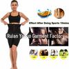 Women's High-Waist Buttoned Sauna Sweatpants for Fitness and Yoga