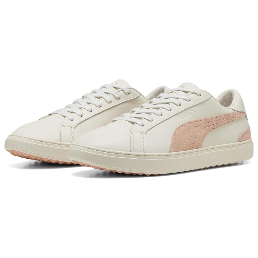Puma Classic G Peaches Comfortable Soft Low Top Golf Shoes Men Sneakers White Pink 311285-01