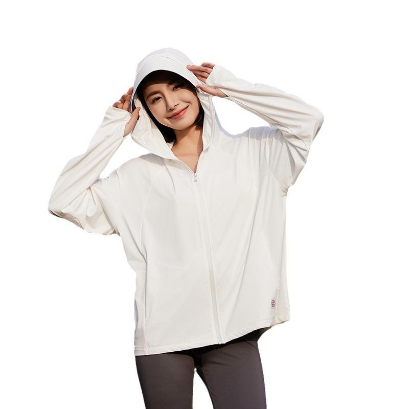 Ice Silk Sunscreen Clothing Women's UPF50 + Men's Outdoor Sunscreen Jacket UV Protection Sunscreen Clothing Original Yarn Skin Clothing