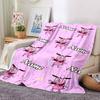 Customiz Name Personality Courage the Cowardly Dog Blanket Soft &Warm Sofa Office Bed Travel Lunch Break Blanket, Gift Suitable All Seasons