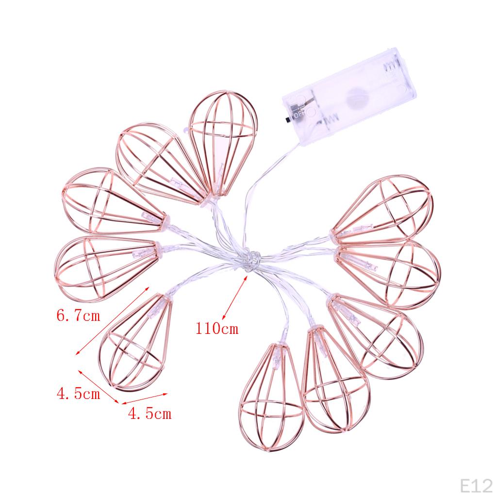 Battery Powered Portable Holiday Decoration 10LED