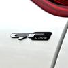 AIF1 3D Chrome GT Line Emblem Badge - For Kia Ceed Picanto K5 Stonic Optima Sportage GT Line Badge Decal Accessories