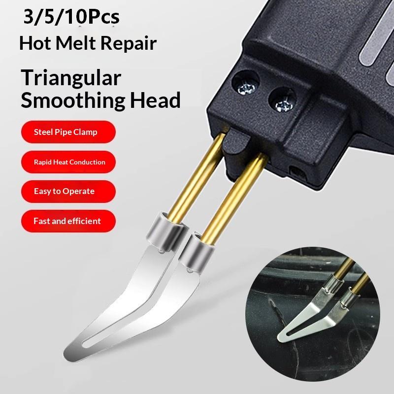 3/5/10Pcs Welding Smoothing Tip Hot Stapler Repair Tool 45 Degree Elbow Design For Car Bumper Plastic Repair Welding Tools