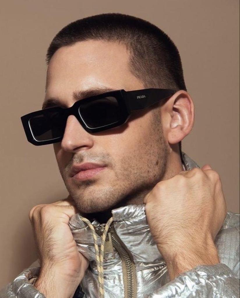 [USED] Prada PR 06YS Square Sunglasses TWICE Sana Gunna Sold Out