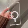 For Magsafe Magnetic Clear Acrylic Case For Samsung S26 S25 Edge S24 S23 S22 S21 20 FE Note 20 Ultra 10 Plus A56 A36 A16 A06 A55