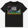 Pickleball Retro Gaming Style Unisex T-shirt Tops Tees Unisex